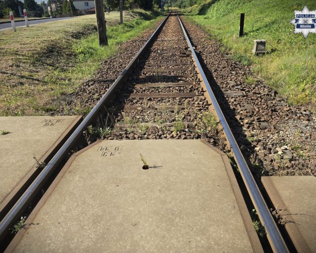 Pijany próbował zatrzymać nadjeżdżający pociąg! Policja zapobiegła tragedii